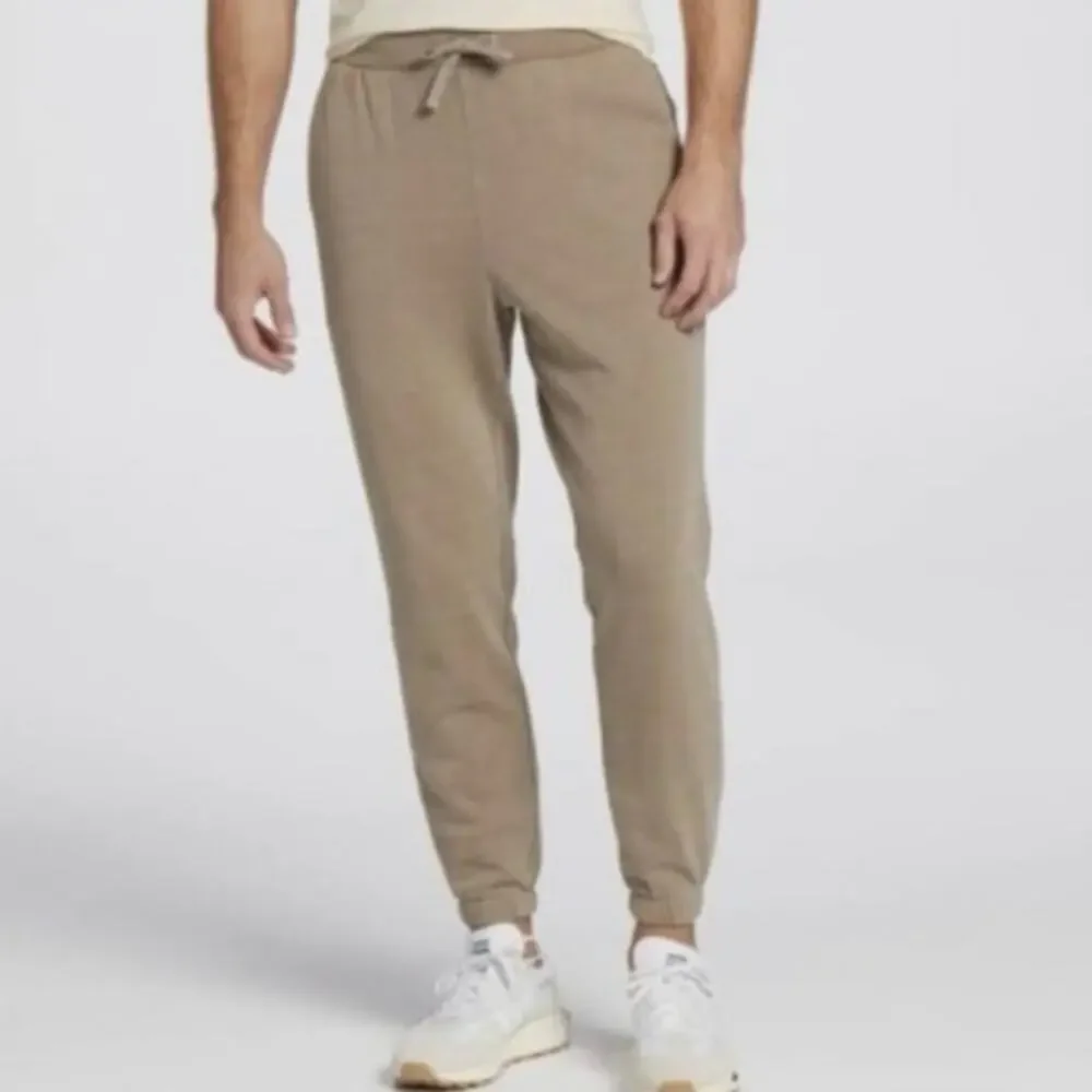 VRST Joggers Men MEDIUM Brown Tan Pockets Athleisure Drawstring Waist